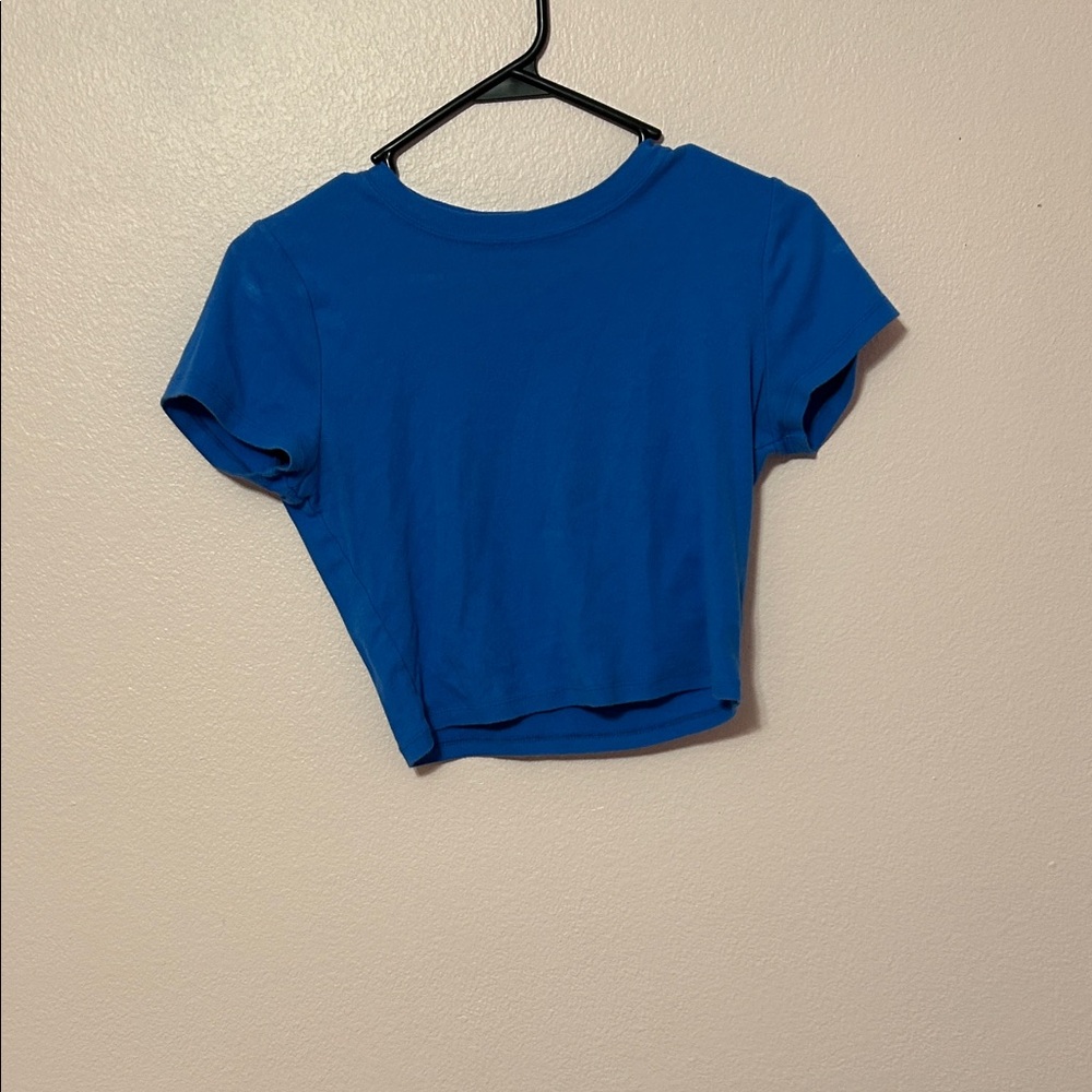 Hollister Vibrant Blue Baby Tee